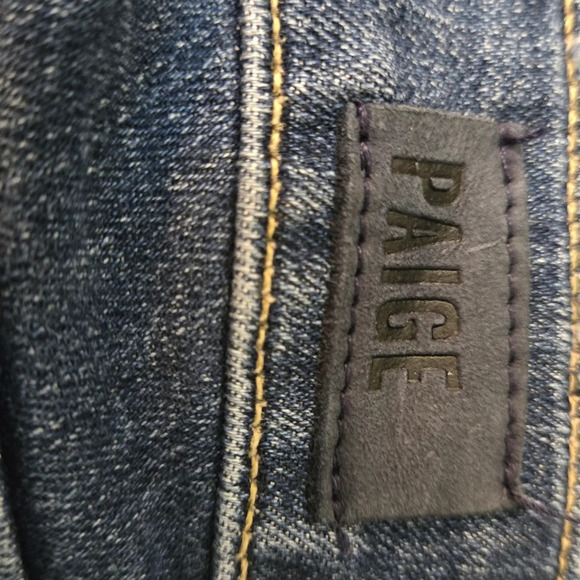 PAIGE Dark Blue Ankle & Cropped Jeans - Picture 9 of 15